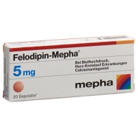 Felodipin Mepha 5 mg 20 Depotabs
