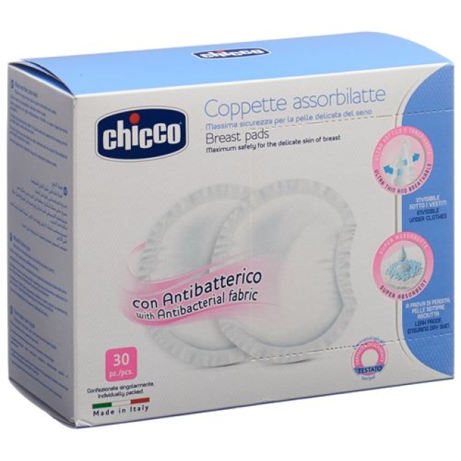 Chicco Stilleinlage Leicht U Sicher Antibak 30 штук Chicco Stilleinlage Leicht U Sicher Antibak 30 штук