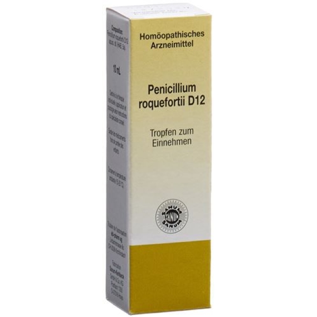 Sanum Penicillium Roqueforti капли D 12 10мл Sanum Penicillium Roqueforti капли D 12 10мл