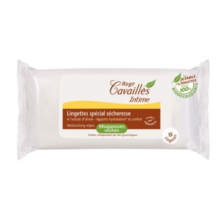 Roge Cavailles Intime Lingettes Hydratantes 15 штук Roge Cavailles Intime Lingettes Hydratantes 15 штук