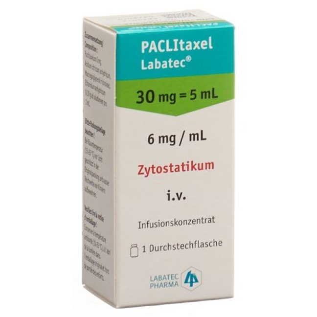 Paclitaxel 30 mg/5 ml Durchstechflasche 8 ml Paclitaxel 30 mg/5 ml Durchstechflasche 8 ml