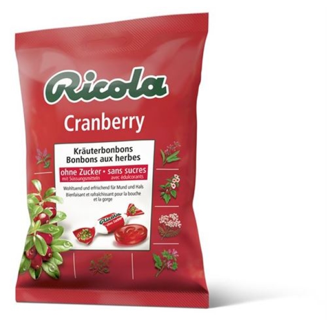 RICOLA CRANBERRY BONBON OZ RICOLA CRANBERRY BONBON OZ