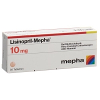 Лизиноприл Мефа 10 мг 30 таблеток