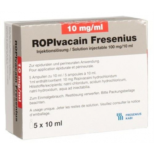 ROPIVACAIN FRESENI 10MG