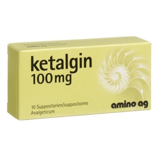 Ketalgin 100 mg 10 Zaepfchen 