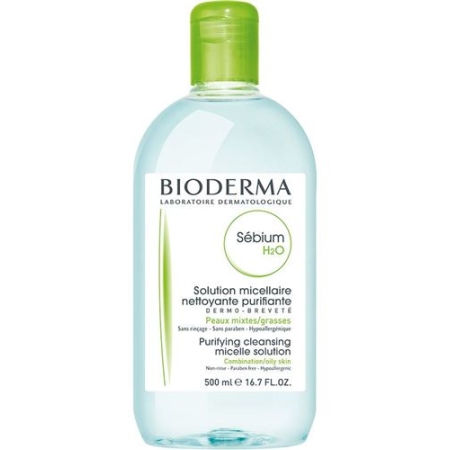 Bioderma Sebium H2o Solution Micellaire 500мл Bioderma Sebium H2o Solution Micellaire 500мл