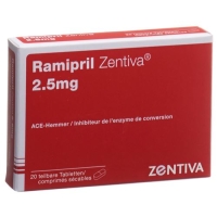 Рамиприл Зентива 2,5 мг 20 таблеток