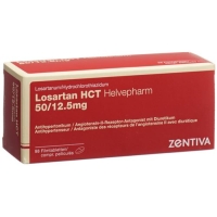 Losartan HCT Helvepharm 50/12.5 mg 98 filmtablets
