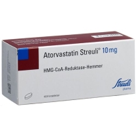 Аторвастатин Штройли 10 мг 100 таблеток покрытых оболочкой