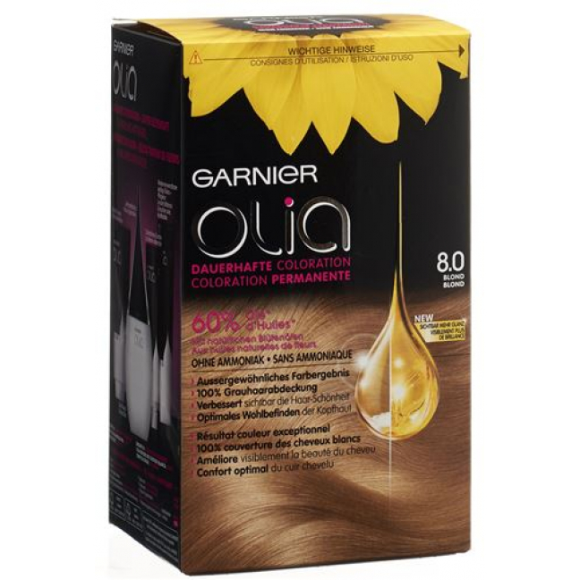 Olia Haarfarbe 8.0 Blond