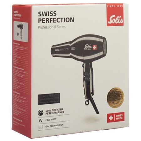 Solis Swiss Perfect Haartrockner Typ 440 Schwarz