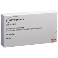 RETROVIR AZT INF LS 200MG