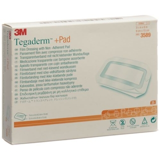 3M Tegaderm + Pad 9x15см / Wundkissen 4.5x10см 25 штук