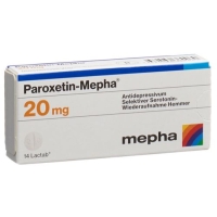 Пароксетин Мефа 20 мг 14 таблеток покрытых оболочкой
