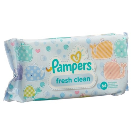 Pampers Feuchte салфетки Fresh Clean 64 штуки