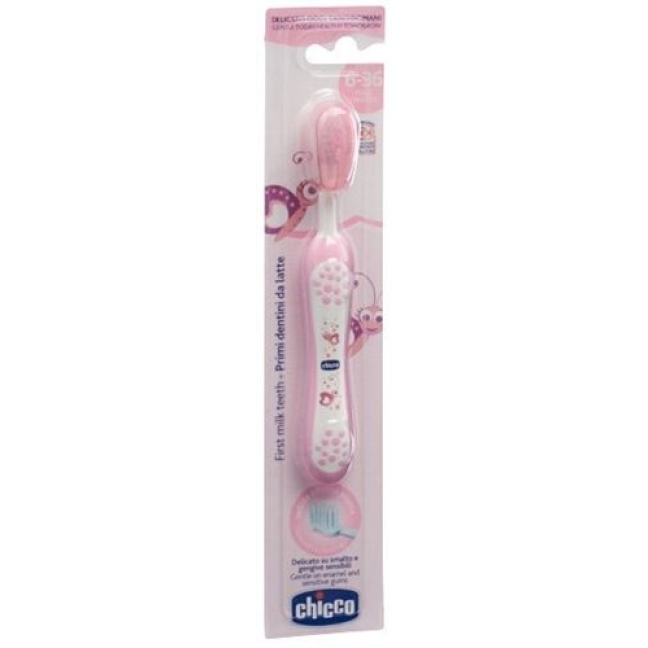 Chicco Zahnburste Pink 6m+ Chicco Zahnburste Pink 6m+