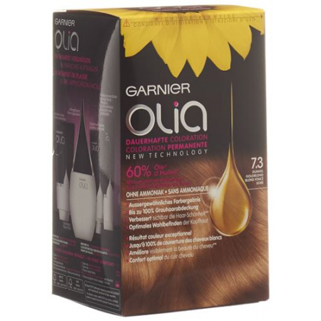 Olia Haarfarbe 7.3 Dunkles Goldblond