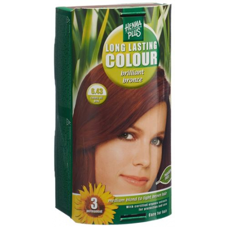 Henna Plus Long Lasting Colour Brilliant Bronze 6.43