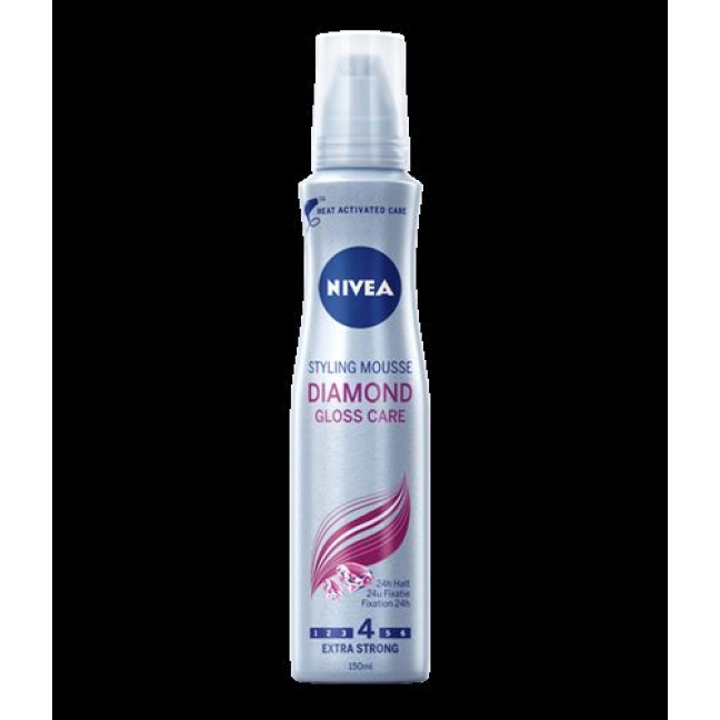 Nivea Hair Care Diam Gl Care Styling Mousse 150мл Nivea Hair Care Diam Gl Care Styling Mousse 150мл