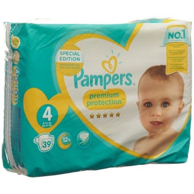 Pampers Prem Prot размер 4 8-16кг Maxi Sparp 39 штук Pampers Prem Prot размер 4 8-16кг Maxi Sparp 39 штук