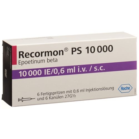 Recormon PS 10000/E 6 X 0.6 ml Recormon PS 10000/E 6 X 0.6 ml