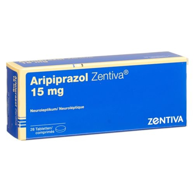 Aripiprazol Zentiva 15 mg 28 tablets Aripiprazol Zentiva 15 mg 28 tablets