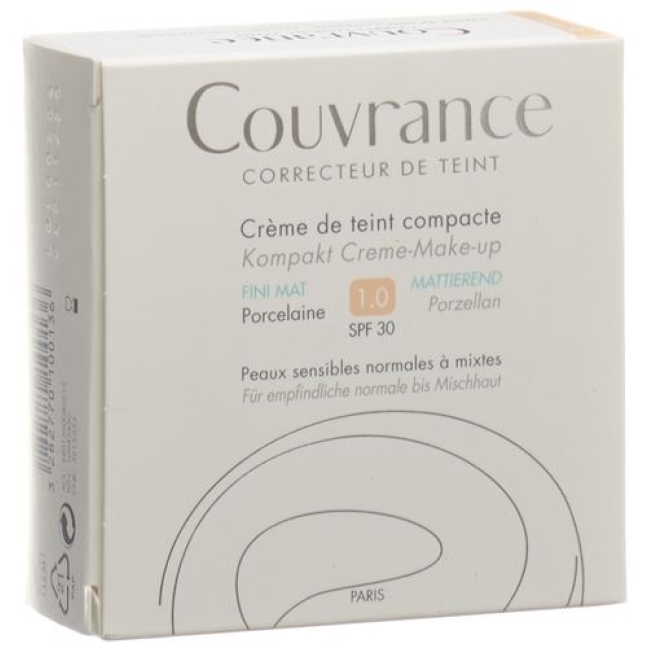 Avene Couvrance Kompakt Make-Up Mat Porzel 01 10г Avene Couvrance Kompakt Make-Up Mat Porzel 01 10г