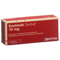 Эзетимиб Зентива 10 мг 98 таблеток