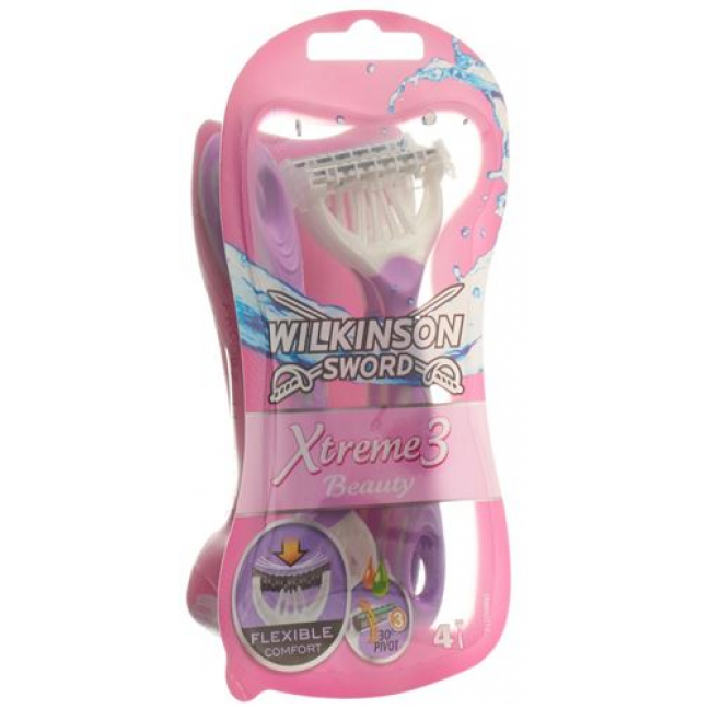 Wilkinson Xtreme Iii Beauty 3 Kling Einwegra 4 штуки