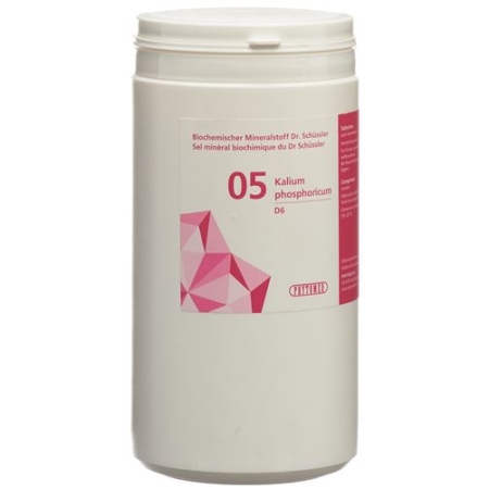 Phytomed Schussler Nr. 5 Kal Phos в таблетках, D 6 1кг Phytomed Schussler Nr. 5 Kal Phos в таблетках, D 6 1кг