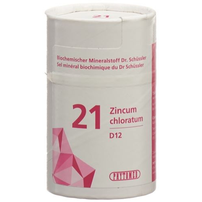 Phytomed Schussler Nr. 21 Zinc Ch в таблетках, D 12 50г Phytomed Schussler Nr. 21 Zinc Ch в таблетках, D 12 50г