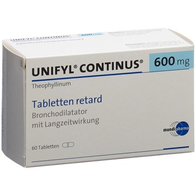 Unifyl Continus 600 mg 60 Retard tablets Unifyl Continus 600 mg 60 Retard tablets