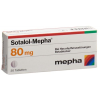Соталол Мефа 80 мг 30 таблеток