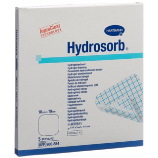 Hydrosorb Hydrogel Verband 10x10см стерильный 5 штук