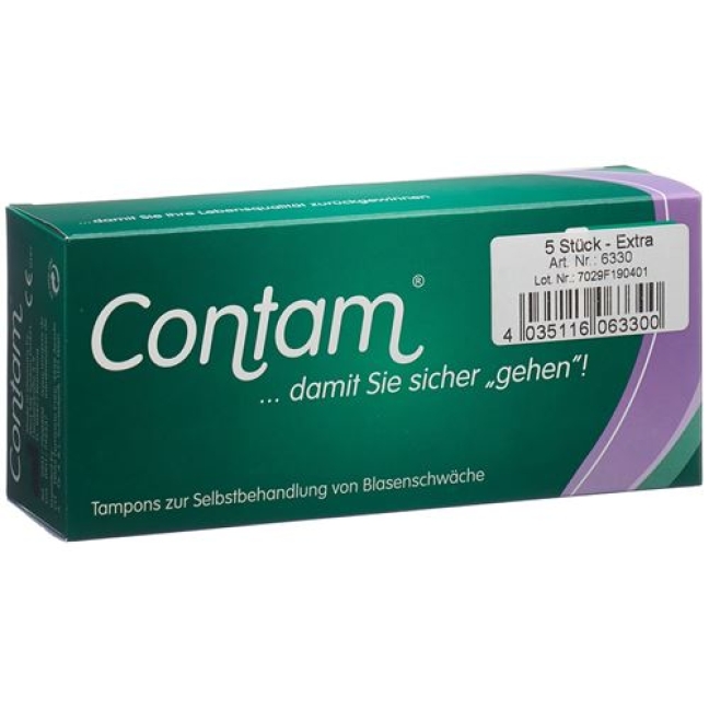 Contam Vaginaltampon 33мм Extra 5 штук