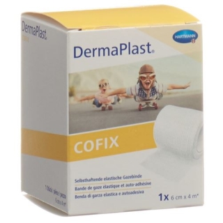 Dermaplast Cofix марлевый бинт 6смx4m Weiss