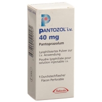 Пантозол сухое вещество для в/в введения 40 мг 1 флакон
