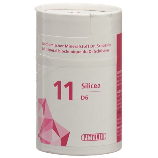 Phytomed Schussler Nr. 11 Silicea в таблетках, D 6 50г Phytomed Schussler Nr. 11 Silicea в таблетках, D 6 50г