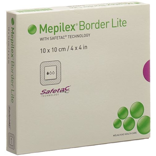 Mepilex Border Lite Silkonschaumve 10x10см 5 штук Mepilex Border Lite Silkonschaumve 10x10см 5 штук