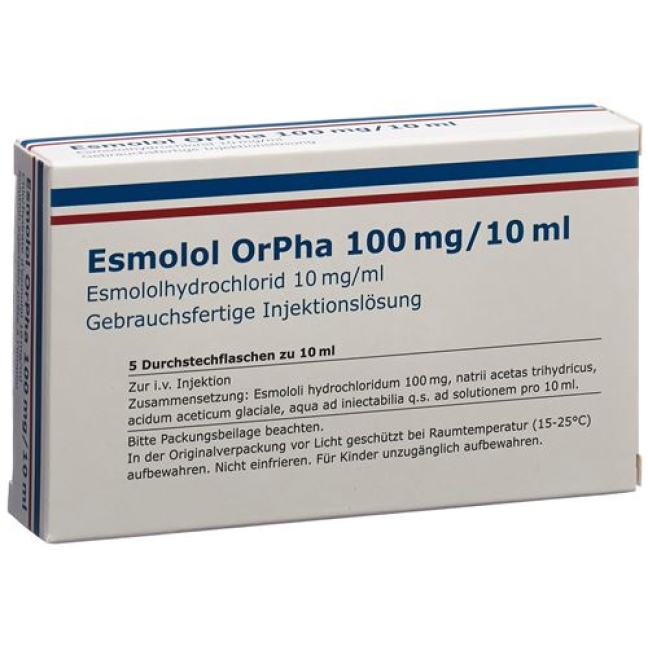 ESMOLOL ORPHA INF LOES 100