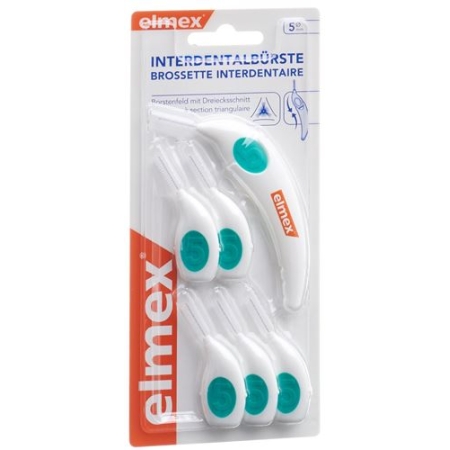 Elmex Interdentalburste 5мм mit Halter 6 штук