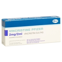 Винкристин Пфайзер раствор для инъекций 2 мг / 2 мл 5 флаконов по 2 мл