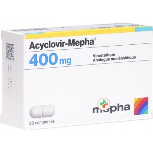 Acyclovir 400 mg 30 tablets Acyclovir 400 mg 30 tablets