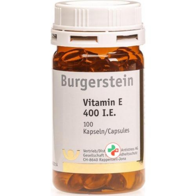 Burgerstein Vitamin E 400 I.E. 100 Kaps Burgerstein Vitamin E 400 I.E. 100 Kaps