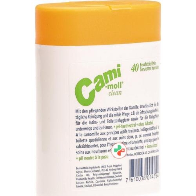 Cami Moll Clean Feuchttucher Box 40 штук Cami Moll Clean Feuchttucher Box 40 штук