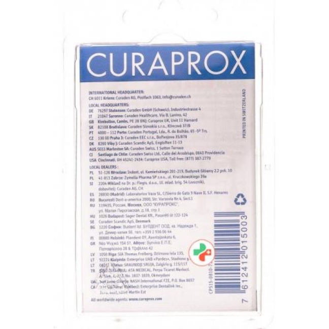 Curaprox CPS 15 Regular Burste Schwarz 5 штук