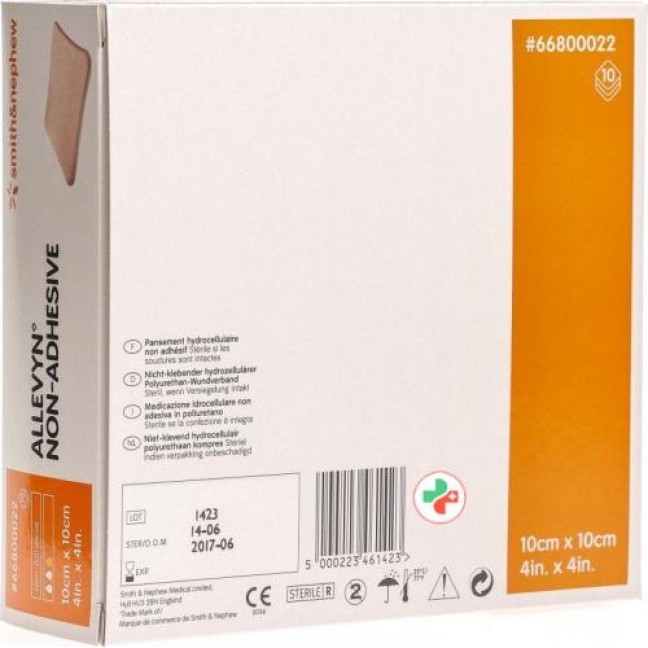 Allevyn Non Adhesive Wundkompressen 10смx10см 10 штук