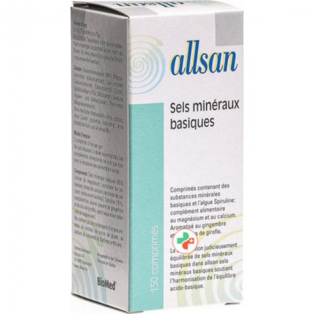 Allsan Basen Mineral Salz 150 tablets