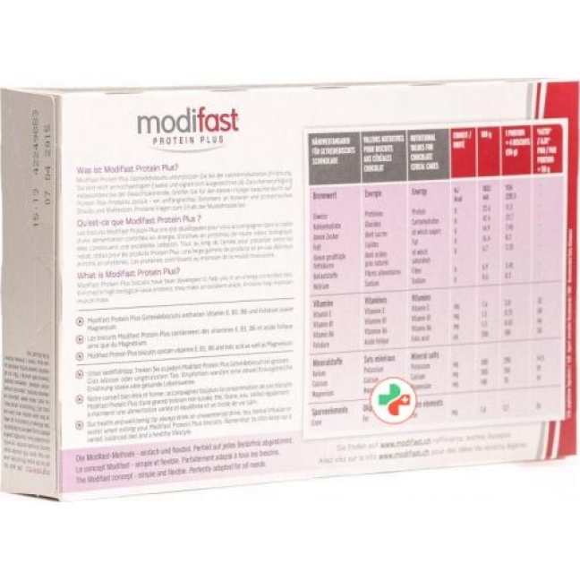 Modifast Proteinplus Getreide Biscuits Schokolade 4 X 50 g Modifast Proteinplus Getreide Biscuits Schokolade 4 X 50 g