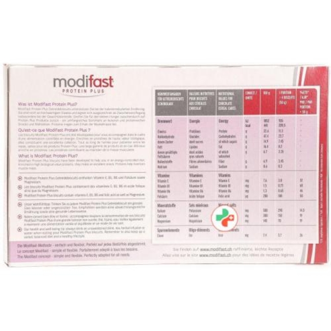 Modifast Proteinplus Getreide Biscuits Schokolade 4 X 50 g Modifast Proteinplus Getreide Biscuits Schokolade 4 X 50 g